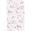 Ikke-vævet tapet med Mønster pink beige - blomstret tapet - Fototapet