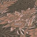 Papel pintado no tejido con motivo floral marrón beige - papel pintado con gramíneas