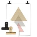 Plakat - Nouveauprints - Triangles Pink