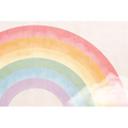 Papier peint photo arc-en-ciel rose multicolore 3,75 x 2,50 m - papier peint enfants intissé