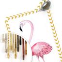 Affiche Kvilis - Flamant rose 01
