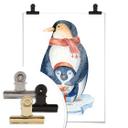 Póster Kvilis - El pingüino y el presente