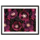 Plakat Blomsterpragt i lilla toner - Anis-illustration