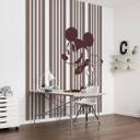 Non-woven tapet - Mickey Tone-On-Tone - 200 x 250 cm