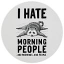 Tapet cirkel I hate morning people - Magnusson - vliesetapet/selvklæbende non-woven tapet