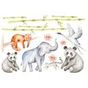 Wallsticker Asiatiske dyr sæt (14 stk.) - Kvilis