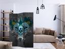 Screen room divider - Darkness I, 3-delt