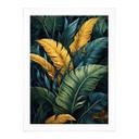 Póster Hojas de palmera de colores - Jaszke