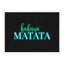 Póster Hakuna Matata - Luz de neón
