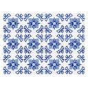 Azulejos Adhesivos Flor de azulejo holandés - lote de 12