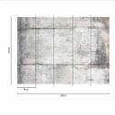 GreyStones tapet i betonlook i gråhvid - non-woven tapet Designwalls 2 - 2,55 x 3,5 m