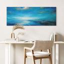 Billede Endless expanse in blue - Schmucker Panorama – print på aluminium