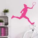 Muursticker Tennisspeelster 02