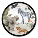 Poster Rond Goed Blauw - Jungle Baby's