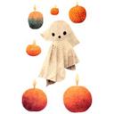 Wallsticker Treechild - Lille spøgelse