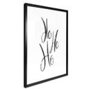 Plakat - Ho Ho Ho Handlettering