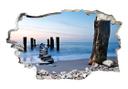 3D Wallsticker Shore om aftenen