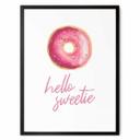 Plakat Donuts - Hello Sweetie