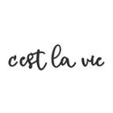MDF - Trædekoration - C'est la vie