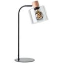 Tischleuchte Tim, braun, 50 x 18 cm, Glas Moderne tischlampe
