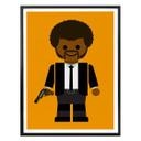 Póster Gomes - Pulp Fiction toy Jules Winnfield