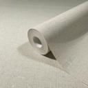 Papel pintado no tejido con textura lisa beige ligeramente brillante