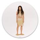 Tableau sur alu-Dibond rond Tohmé - Pocahontas