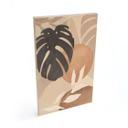 Billede af træ Boho Monstera-plante i naturlige toner - Melloi Art Prints