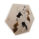 Hexagon Hout Kubistika - Ballerina's