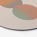 Tableau sur alu-Dibond rond Orara Studio - Soleil et lune