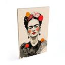 Cuadro de madera Frida Kahlo retrato pop art - Jaszke