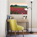 Poster autocollant - W - Champ de Fleurs en Toscane