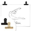 Plakat - Yoga Due - Line Art