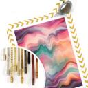 Plakat - Frederiksson - Rainbow Marble