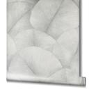 blomstret tapet, non-woven tapet Kumano grå