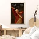 Træplakat Lur - Inspireret af Ducreux - Selvportræt