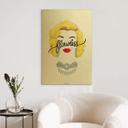 Tableau sur alu-Dibond effet doré Tohmé - Flawless Marilyn