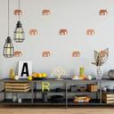 Sticker mural – Set d'éléphants