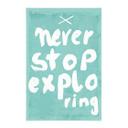 Tekstil plakat Treechild - Never Stop Exploring