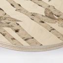 Cuadro de madera Belle búhos en el bosque de abedules - Kikki Belle - Redondo