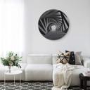 Tableau sur alu Dibond Bunjamin - Rotation - Rond