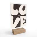 Love you Retro Letters bordstativ