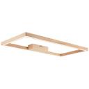 Deckenleuchte Eveline, braun, 83 x 38 cm, Holz Innenleuchte
