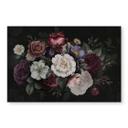 Glasbillede - Blomster stilleben i Redouté stil - Bloomery Decor