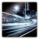 Glasbillede - City lights