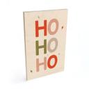 Cuadro de madera Navidad Ho Ho Ho - Lisboa