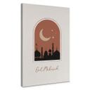 Lienzo Eid Mubarak de noche