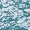 Architects Paper Jungle Chic - Papier peints avec nuages, bleu