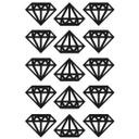 Sticker mural - Set diamants