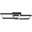 Deckenleuchte Kayla, schwarz, 9 x 50 cm, Metall Deckenlampe, dimmbar